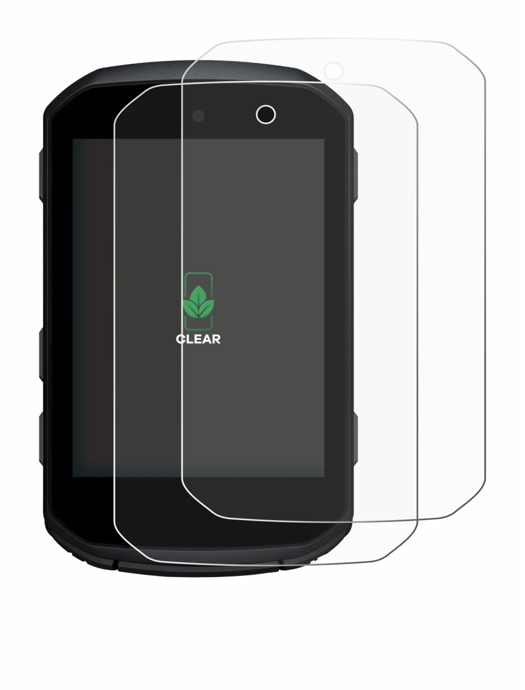 Image de l'appareil Garmin Edge 550 avec une grande variété de protections d'écran.
