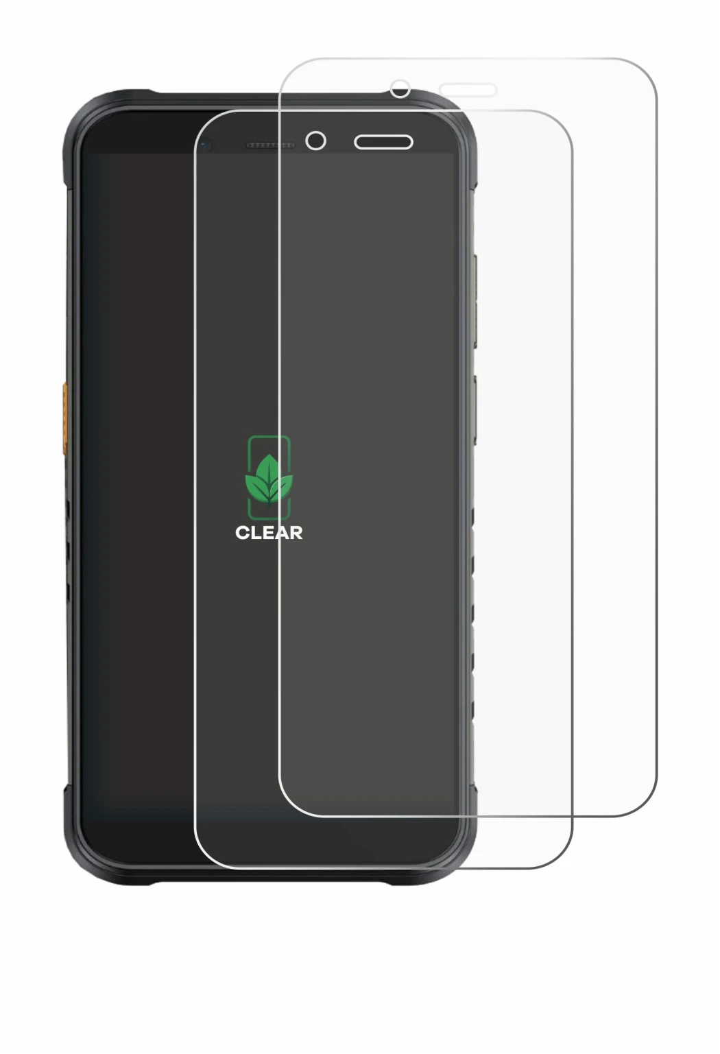 Image de l'appareil Ulefone RugKing avec une grande variété de protections d'écran.