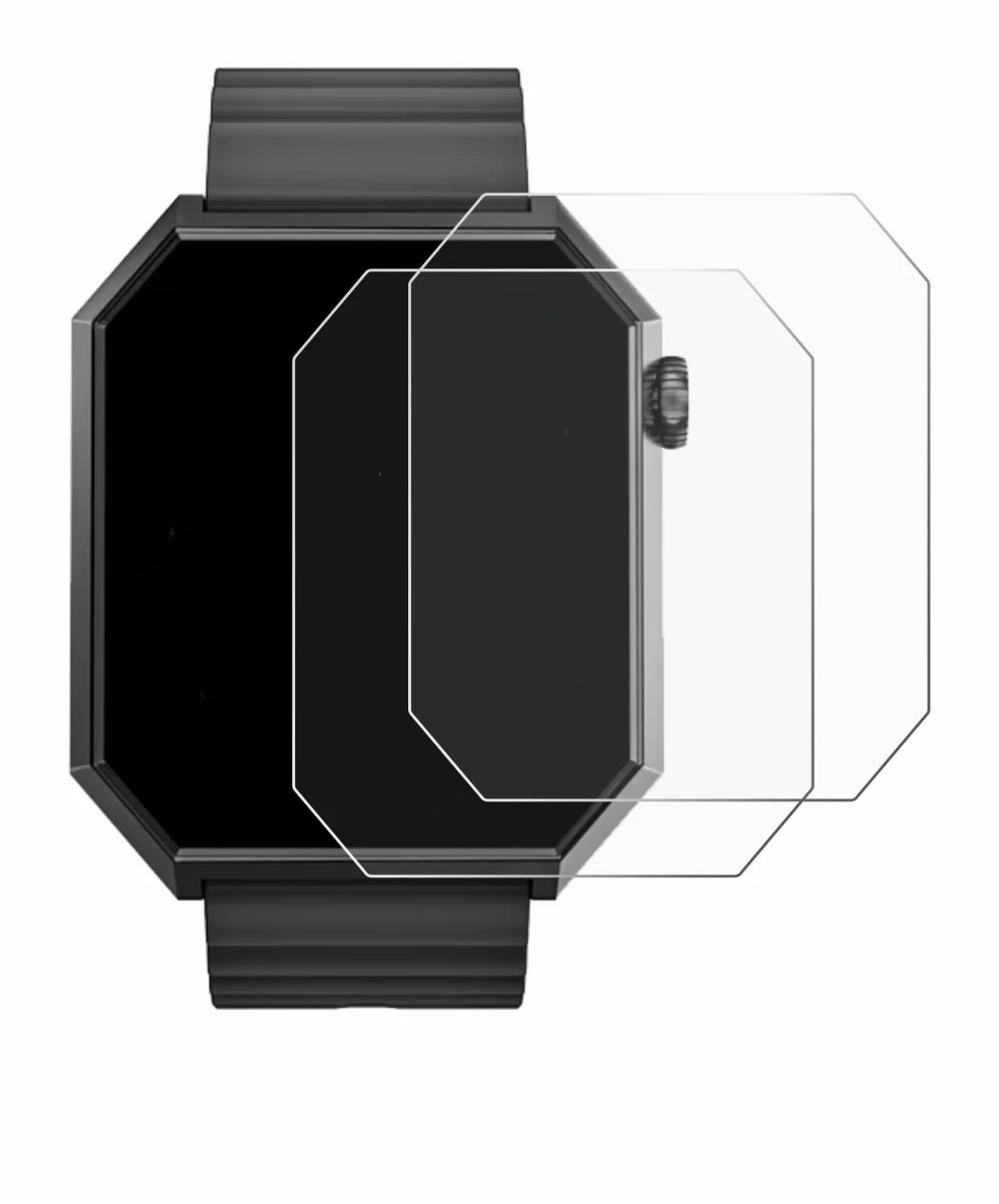 Image de l'appareil Rollme Edge avec une grande variété de protections d'écran.