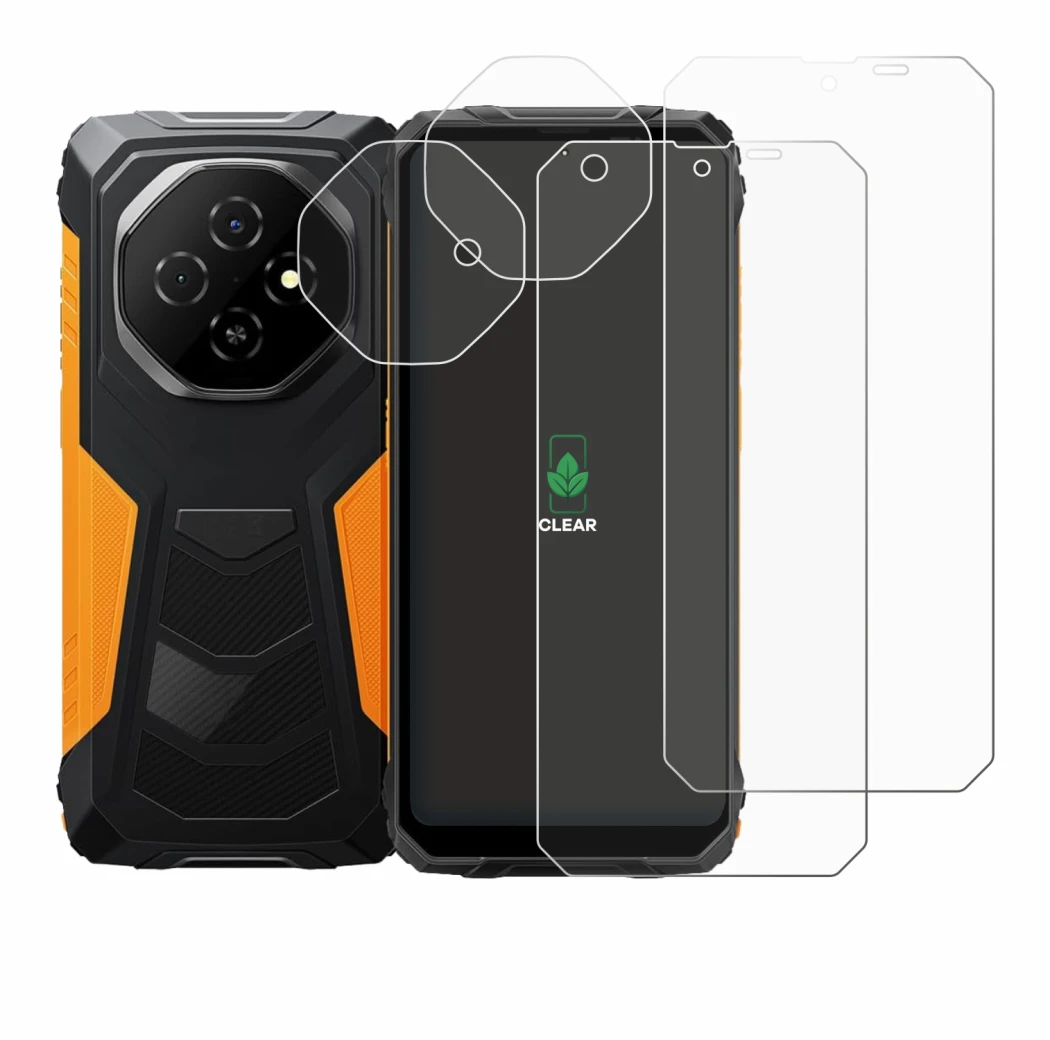 Image de l'appareil Blackview Fort 1 (Avant+Caméra) avec une grande variété de protections d'écran.