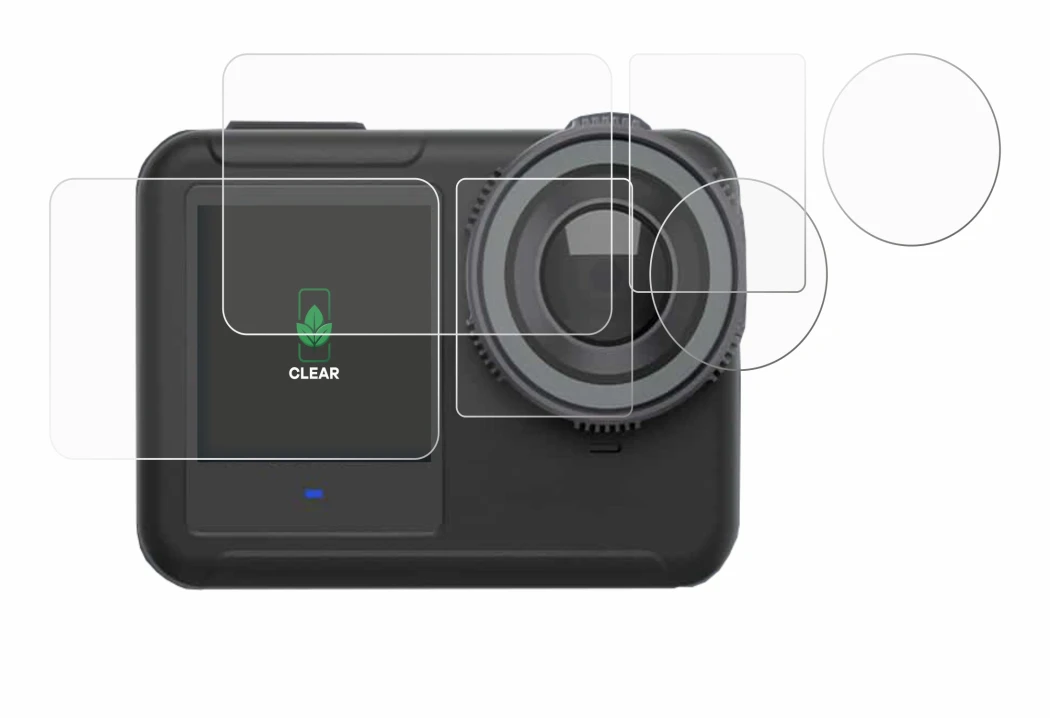 Image de l'appareil SVBONY SVGO3 4K avec une grande variété de protections d'écran.