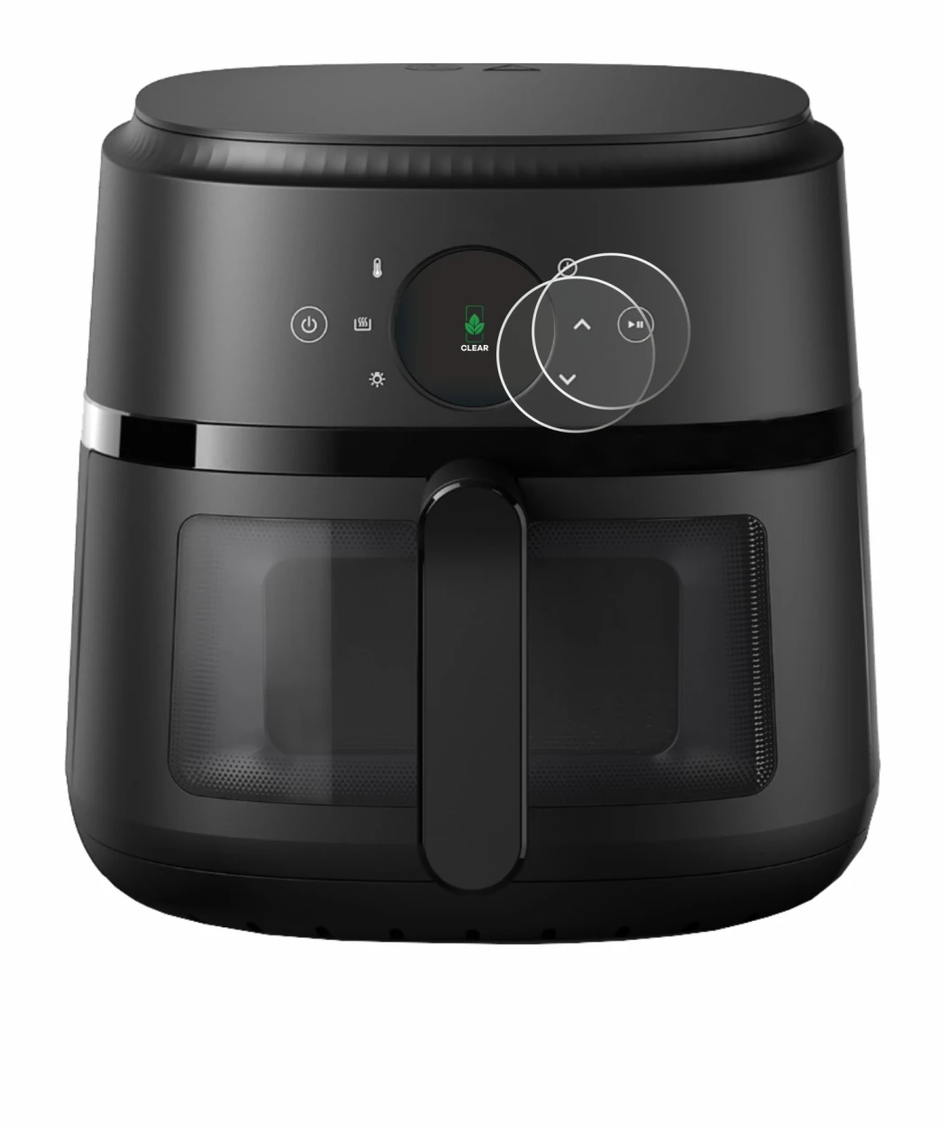 Image de l'appareil Philips Airfryer 2000 Gen 2 6,2L avec une grande variété de protections d'écran.