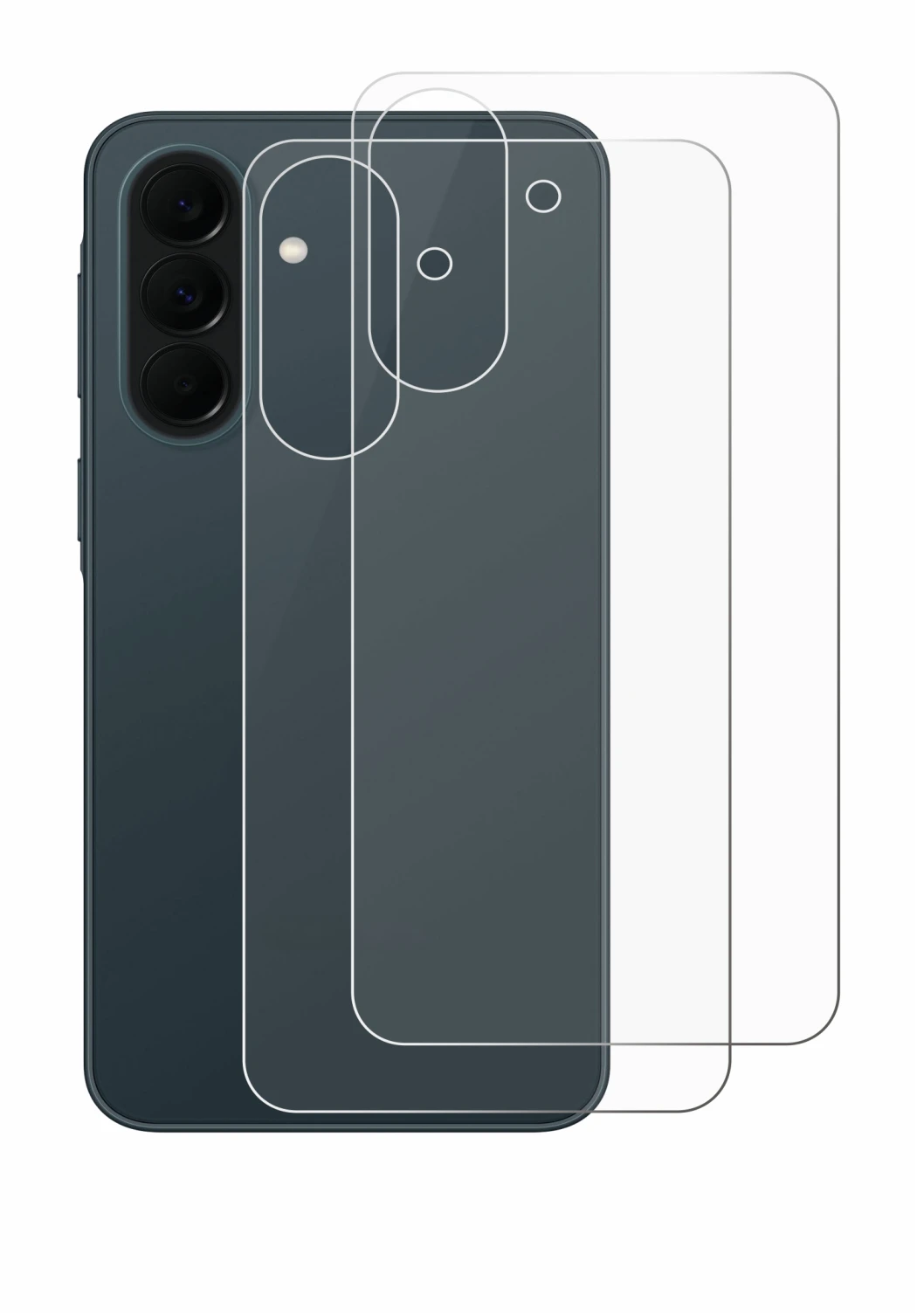 Image de l'appareil Samsung Galaxy A37 5G (Arrière) avec une grande variété de protections d'écran.