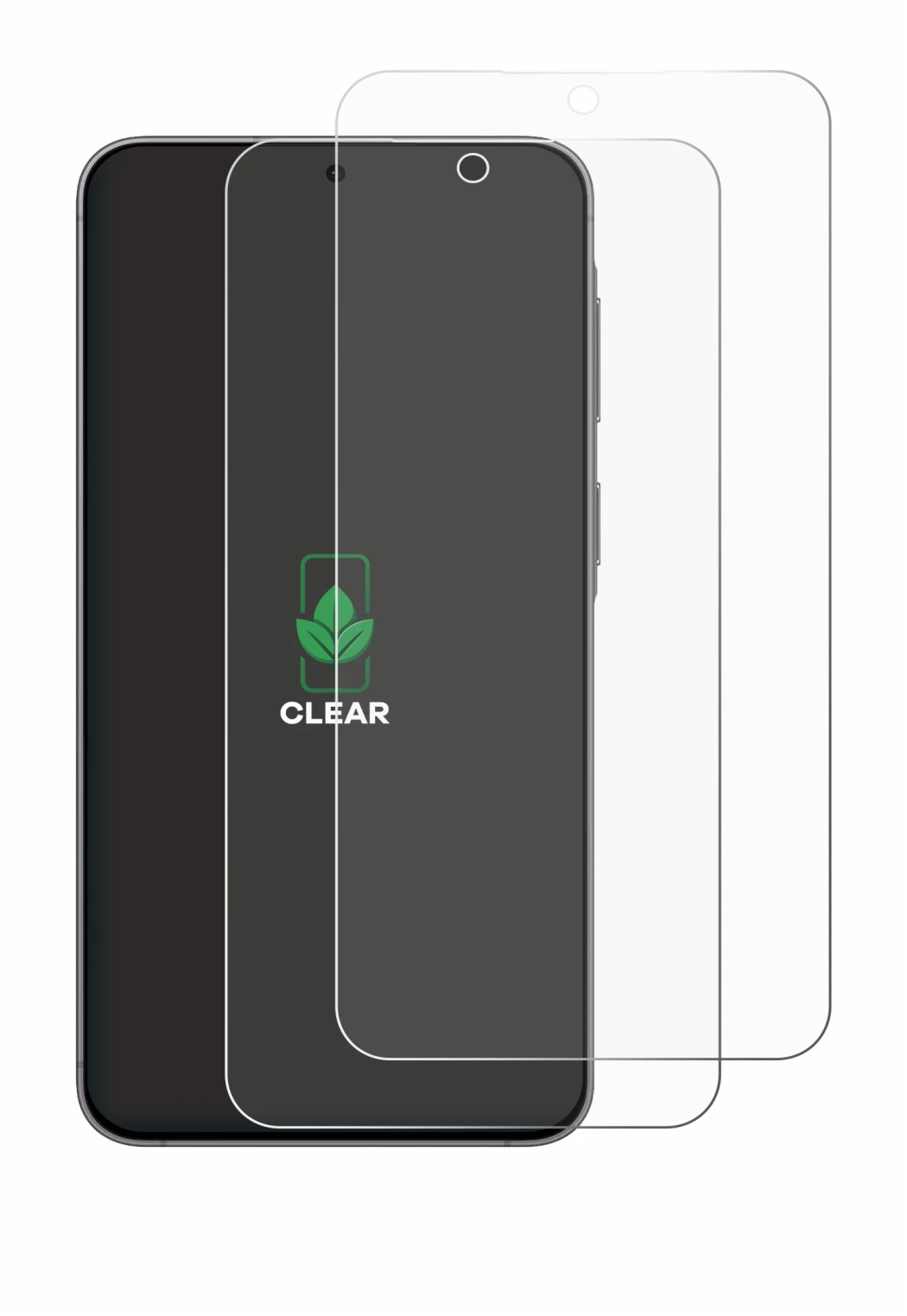 Image de l'appareil Samsung Galaxy A57 5G avec une grande variété de protections d'écran.