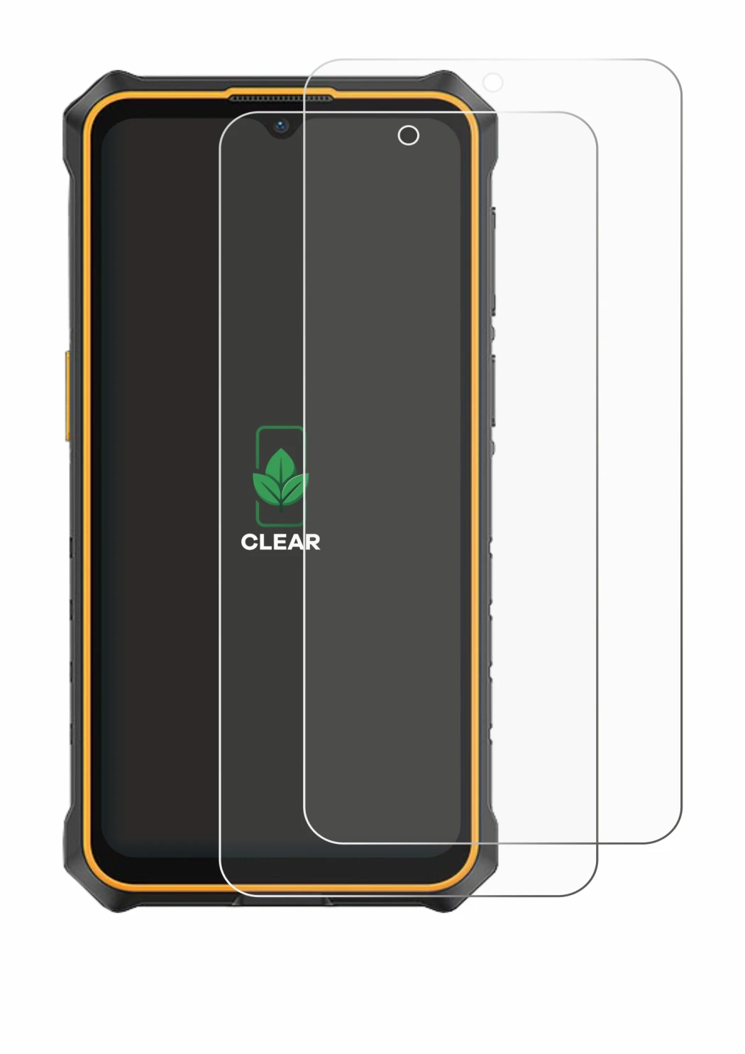 Image de l'appareil Ulefone RugKing 3 Pro avec une grande variété de protections d'écran.