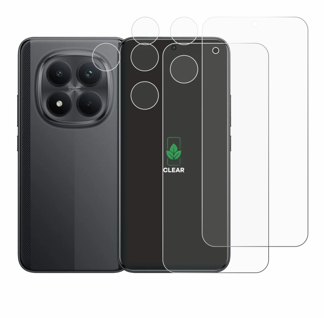 Image de l'appareil Xiaomi Poco M8 Pro (Avant+Caméra) avec une grande variété de protections d'écran.