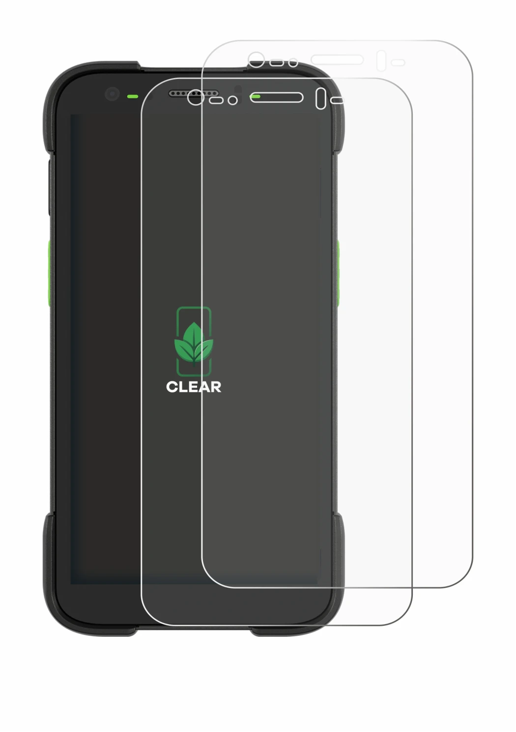 Image de l'appareil Zebra TC701 avec une grande variété de protections d'écran.