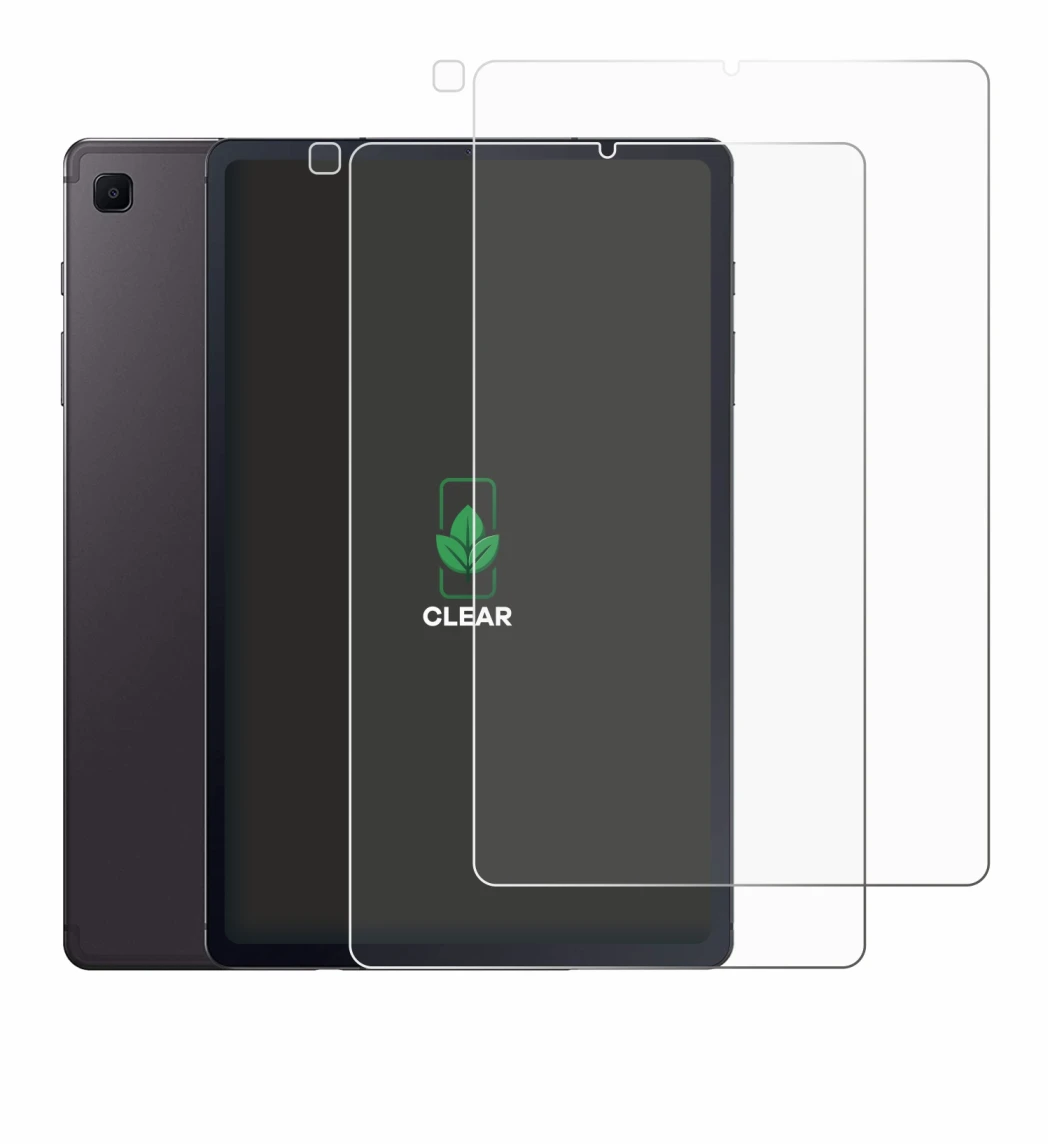 Image de l'appareil Samsung Galaxy Tab S6 Lite 2020 (Avant+Caméra) avec une grande variété de protections d'écran.
