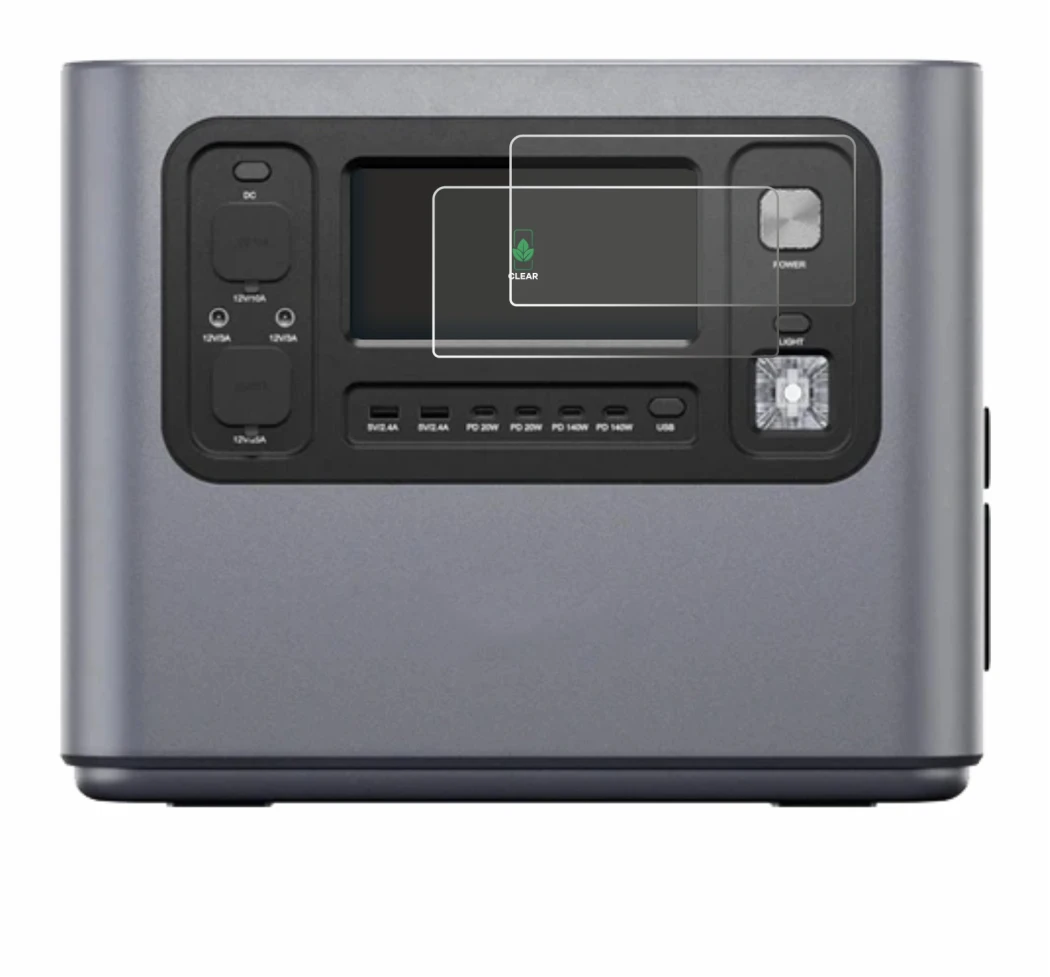 Image de l'appareil Aferiy P280 avec une grande variété de protections d'écran.