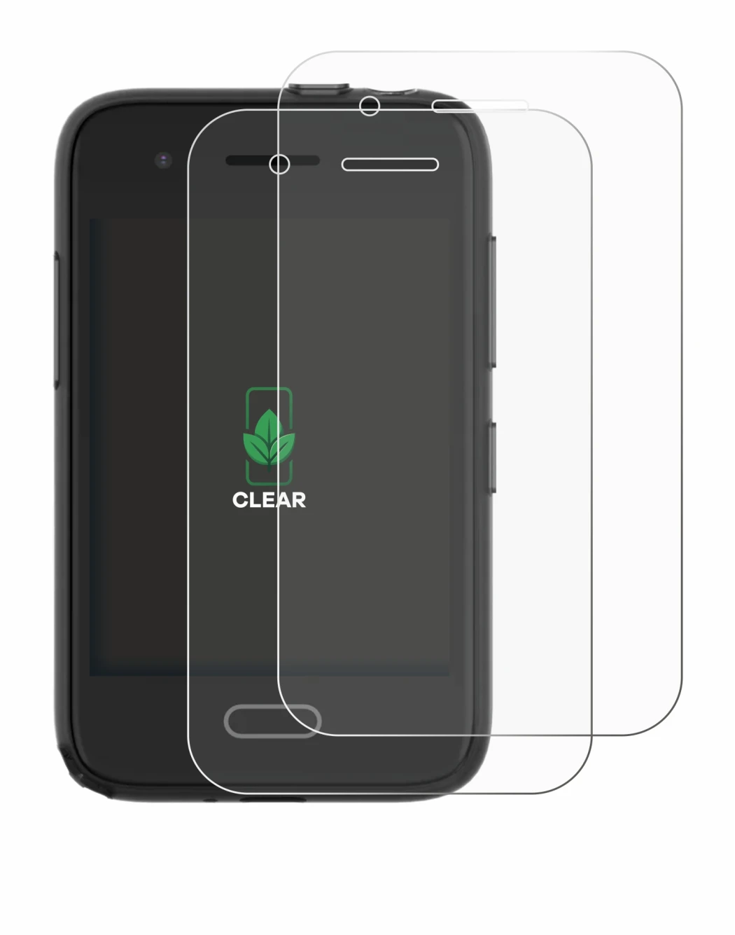 Image de l'appareil Xplora One avec une grande variété de protections d'écran.