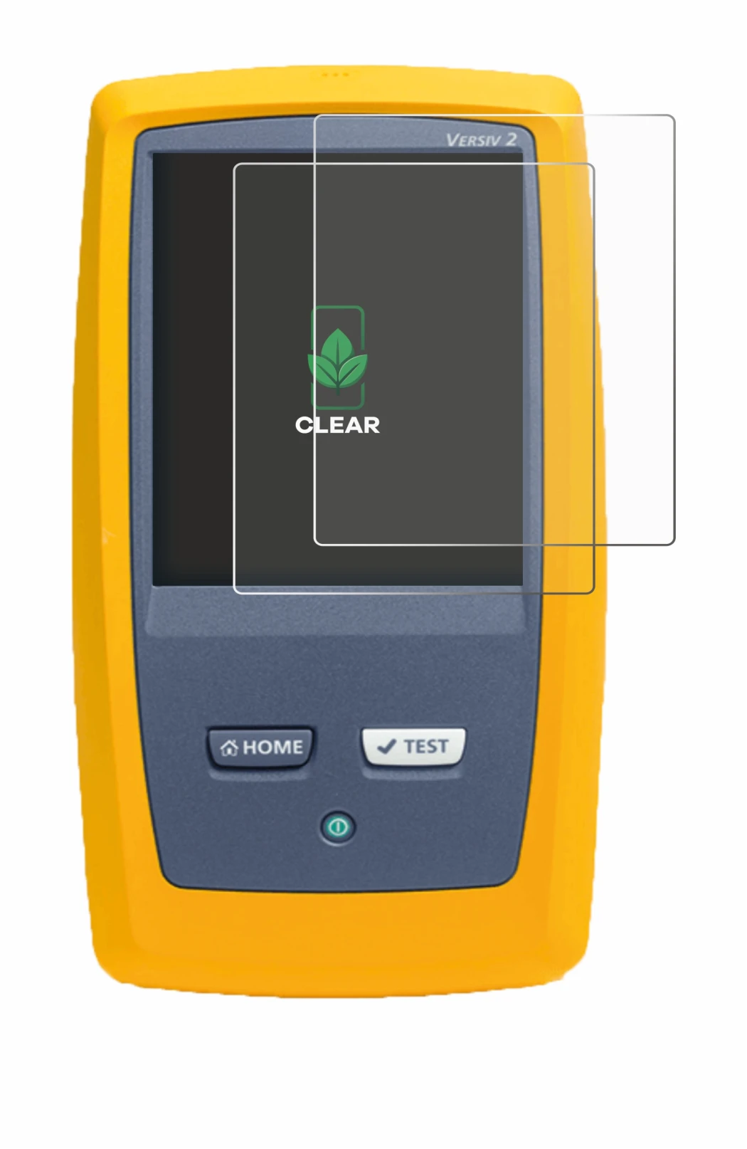 Image de l'appareil Fluke DSX8000 avec une grande variété de protections d'écran.