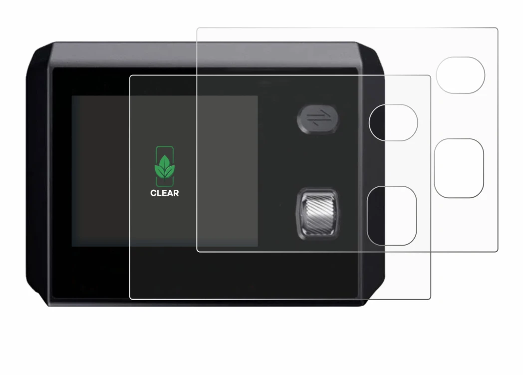 Image de l'appareil SkyRC MC5000 avec une grande variété de protections d'écran.