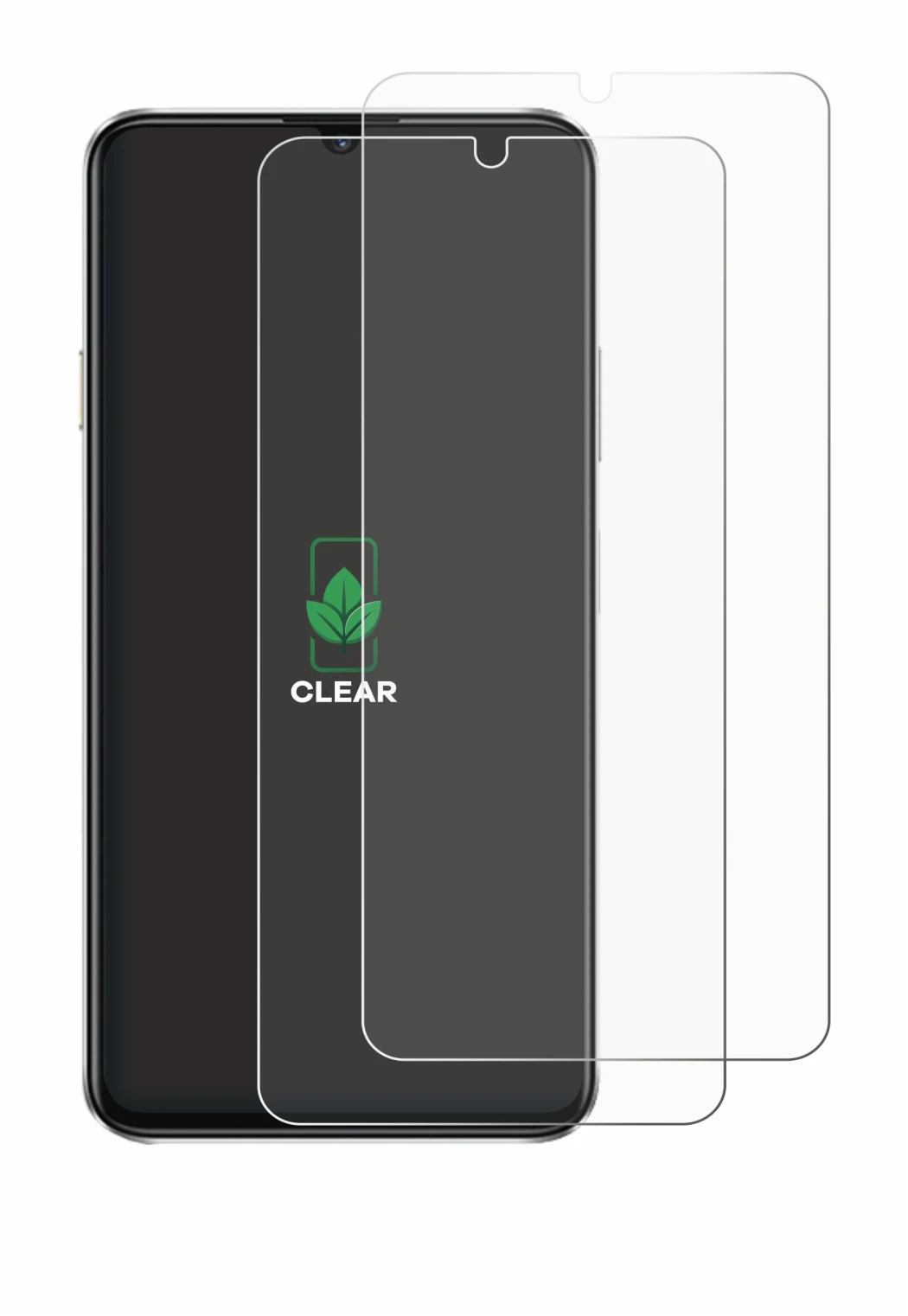 Image de l'appareil Huawei Nova Y63 avec une grande variété de protections d'écran.