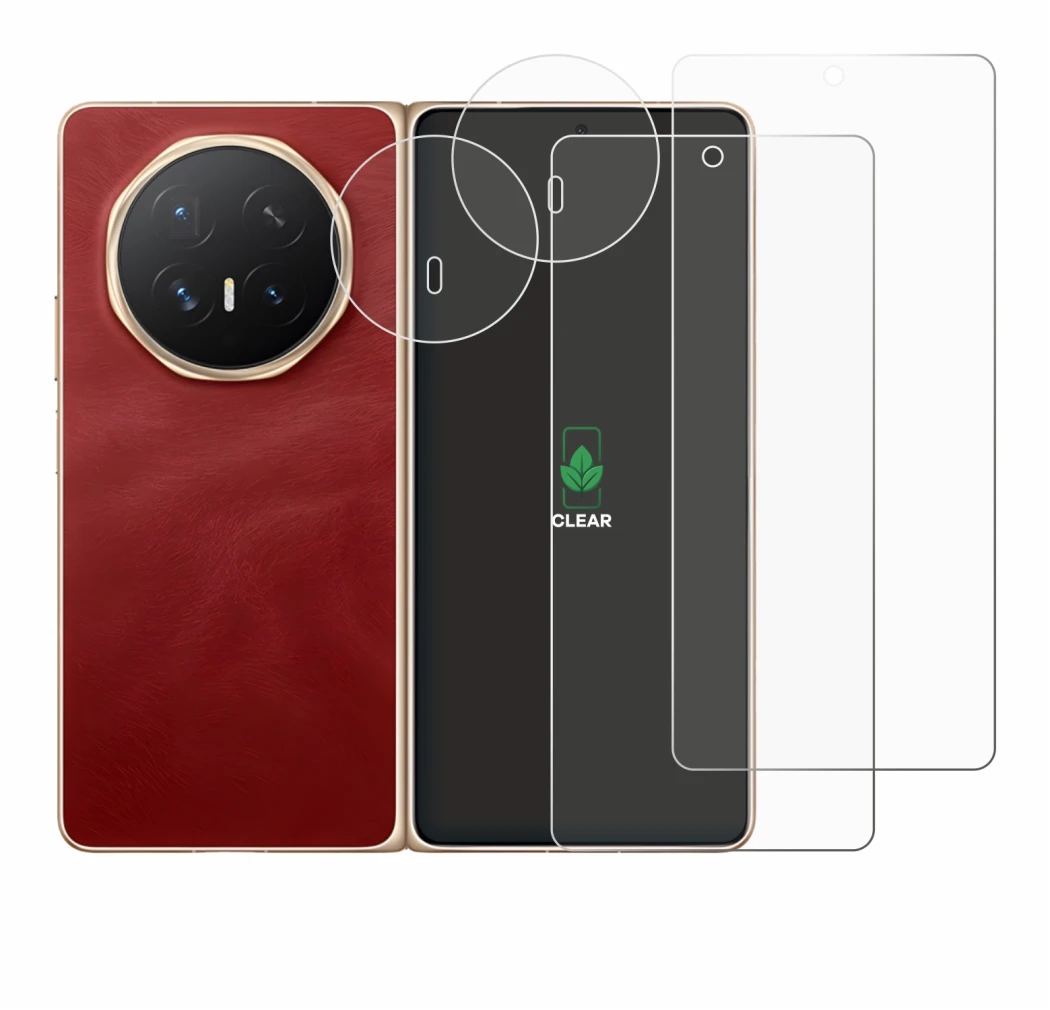 Image de l'appareil Honor Magic V6 (Avant+Caméra) avec une grande variété de protections d'écran.