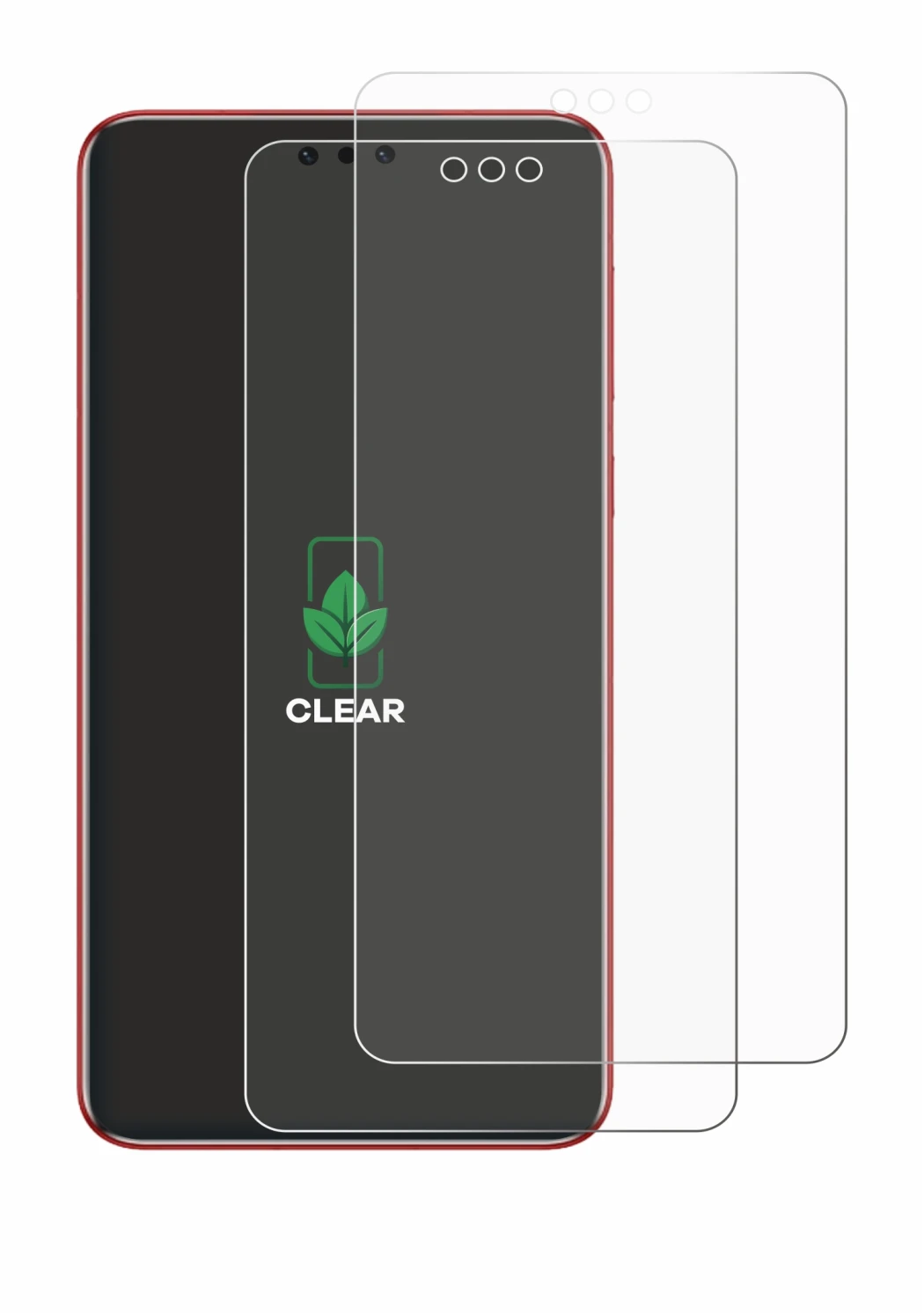 Image de l'appareil Huawei Mate 60 RS Ultimate avec une grande variété de protections d'écran.