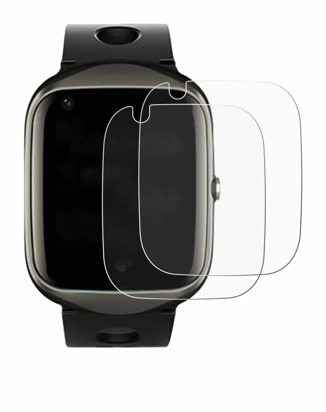Image de l'appareil ABUBU SmartWatch PBL2 avec une grande variété de protections d'écran.
