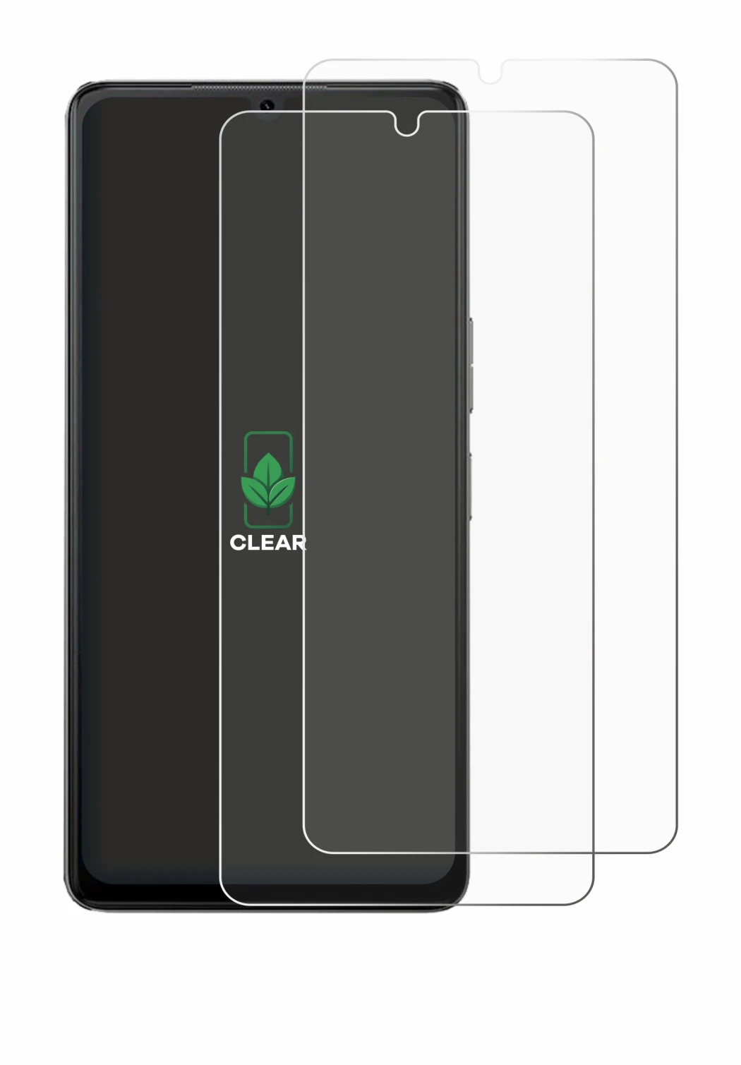 Image de l'appareil Cubot P90 avec une grande variété de protections d'écran.
