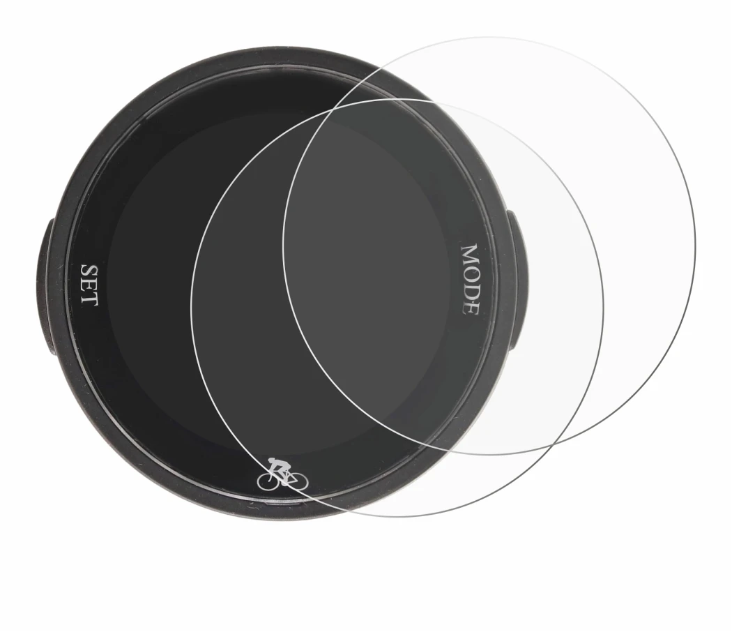 Image de l'appareil Ejoyous Bike Computer avec une grande variété de protections d'écran.