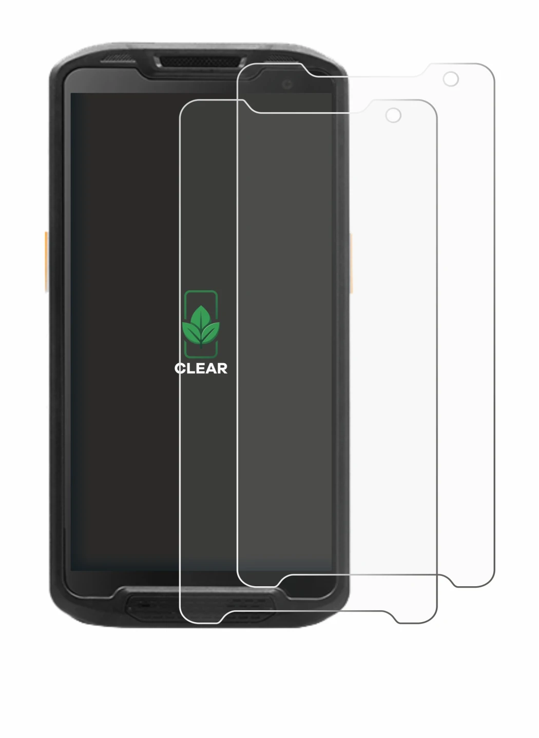 Image de l'appareil Point Mobile PM84P avec une grande variété de protections d'écran.