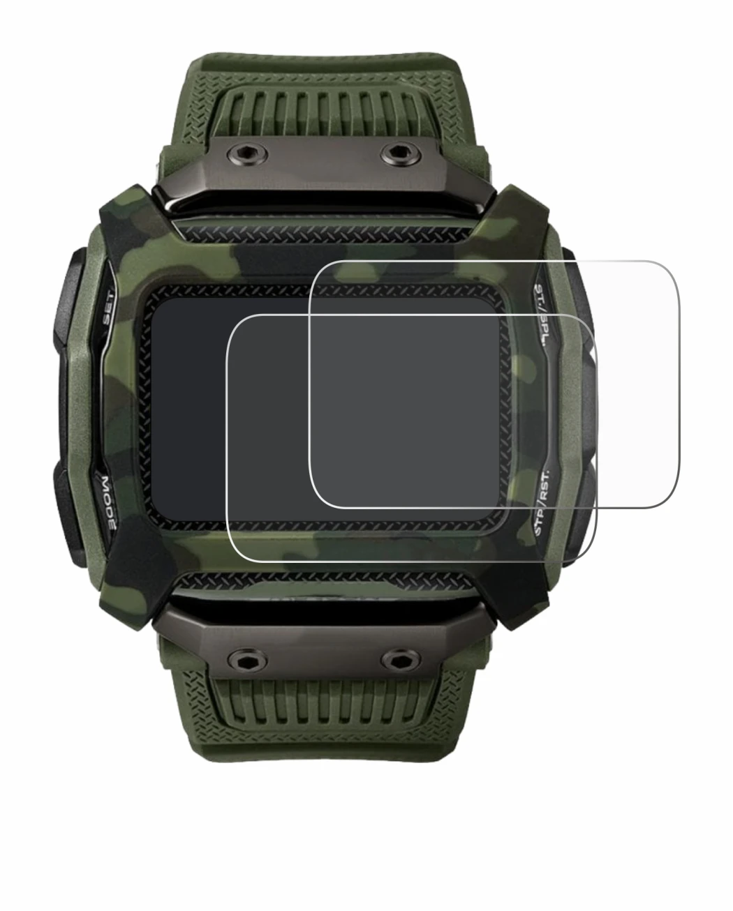Image de l'appareil Timex Command Shock avec une grande variété de protections d'écran.