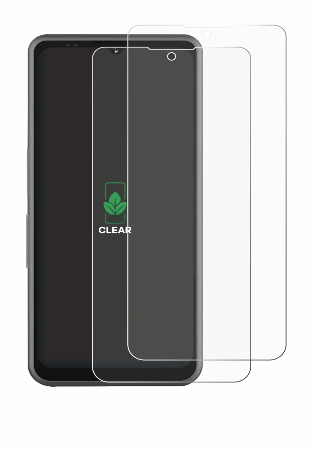 Image de l'appareil Sonim XP Pro E avec une grande variété de protections d'écran.