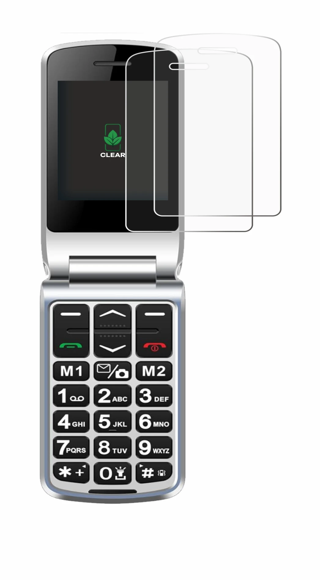 Image de l'appareil Sweetlink F1PLUS avec une grande variété de protections d'écran.