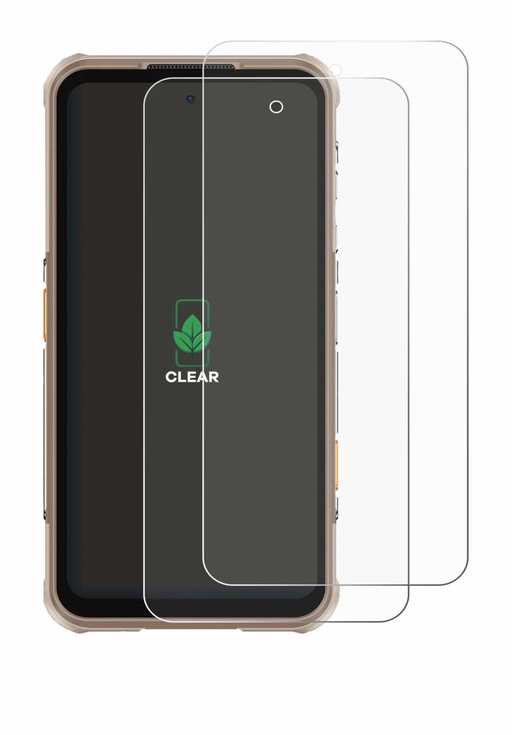 Image de l'appareil Ulefone RugOne Xever 8 avec une grande variété de protections d'écran.