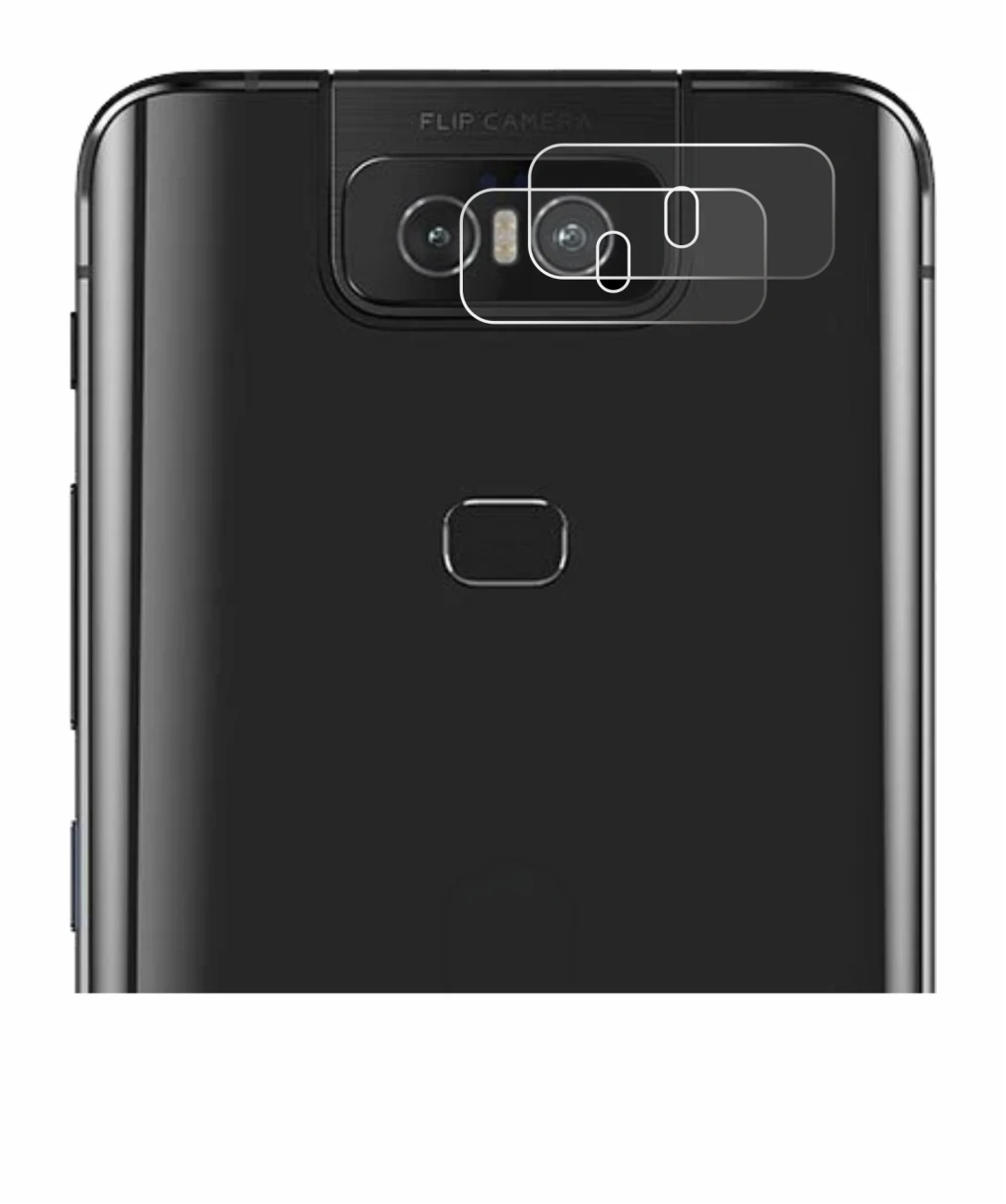Image de l'appareil ASUS ZenFone 6 ZS630KL (Caméra UNIQUEMENT) avec une grande variété de protections d'écran.