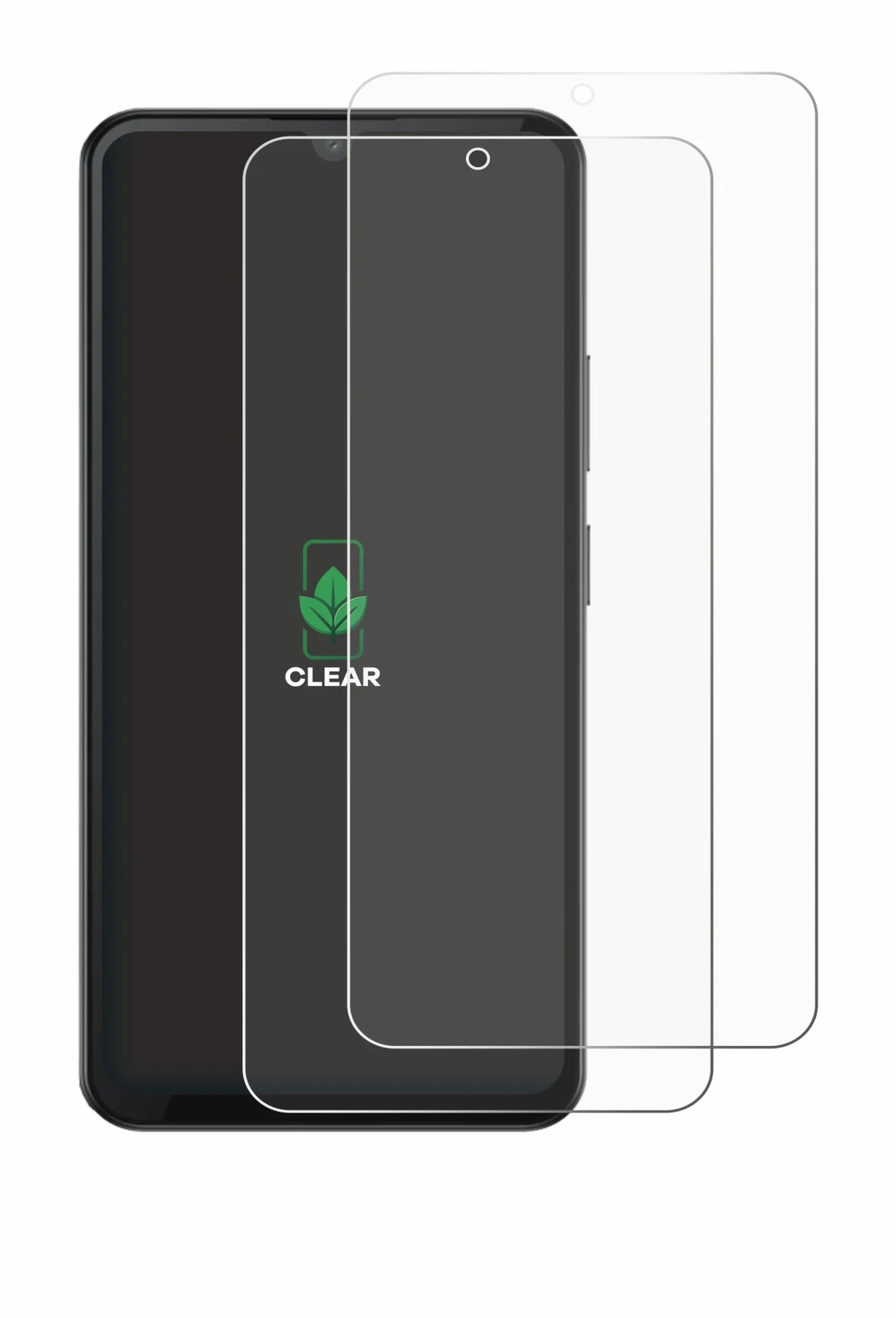 Image de l'appareil Doogee M30 avec une grande variété de protections d'écran.