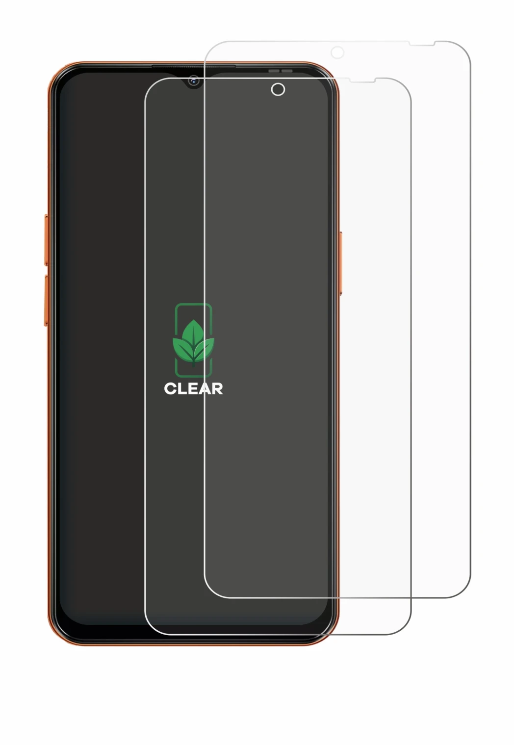 Image de l'appareil Oscal Flat 3C avec une grande variété de protections d'écran.