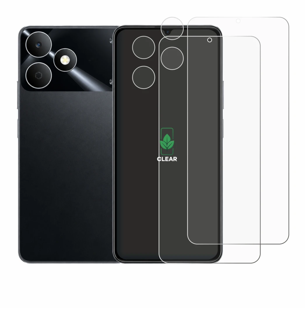 Image de l'appareil realme Note 80 (Avant+Caméra) avec une grande variété de protections d'écran.