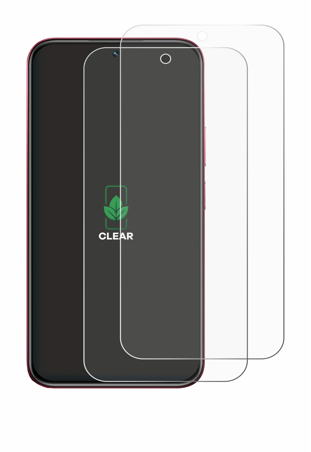Image de l'appareil realme 15x avec une grande variété de protections d'écran.