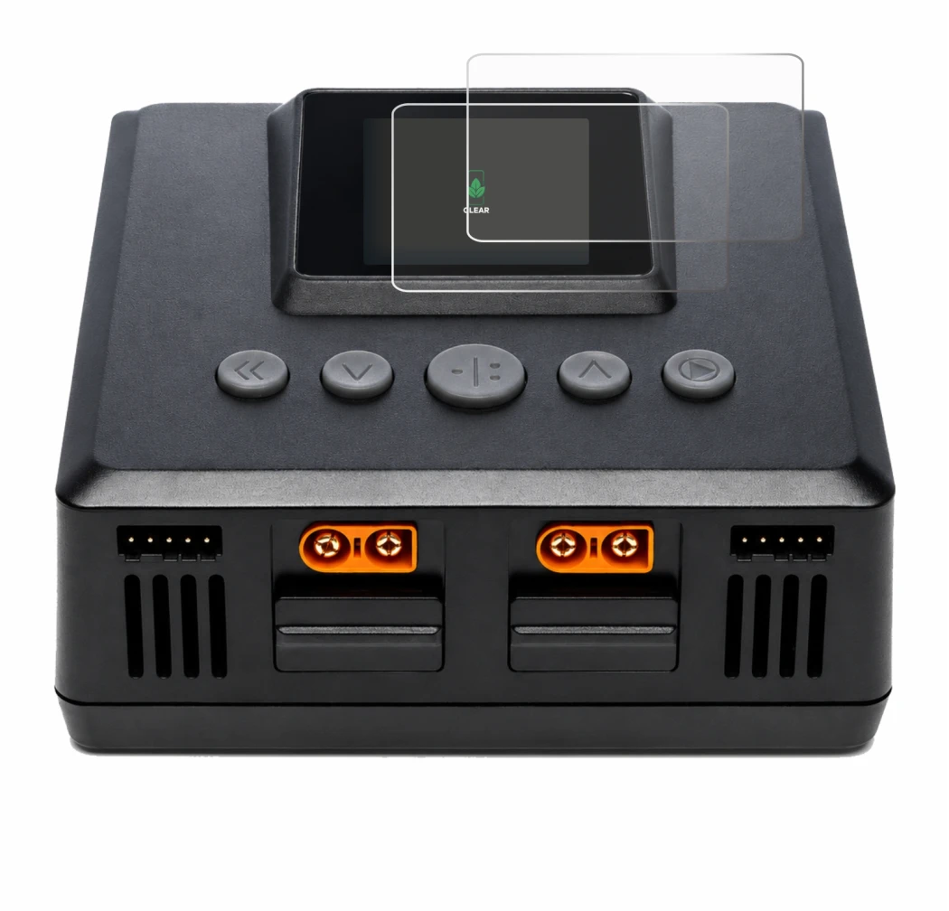 Image de l'appareil Spektrum Smart Charger S250 avec une grande variété de protections d'écran.