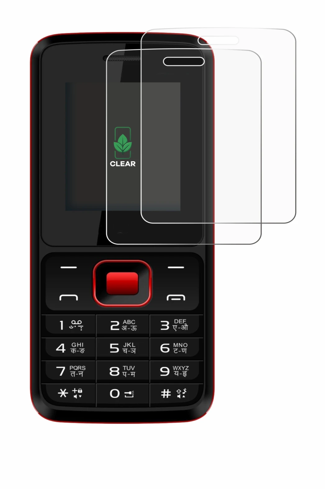 Image de l'appareil Karbonn K19 Rock avec une grande variété de protections d'écran.