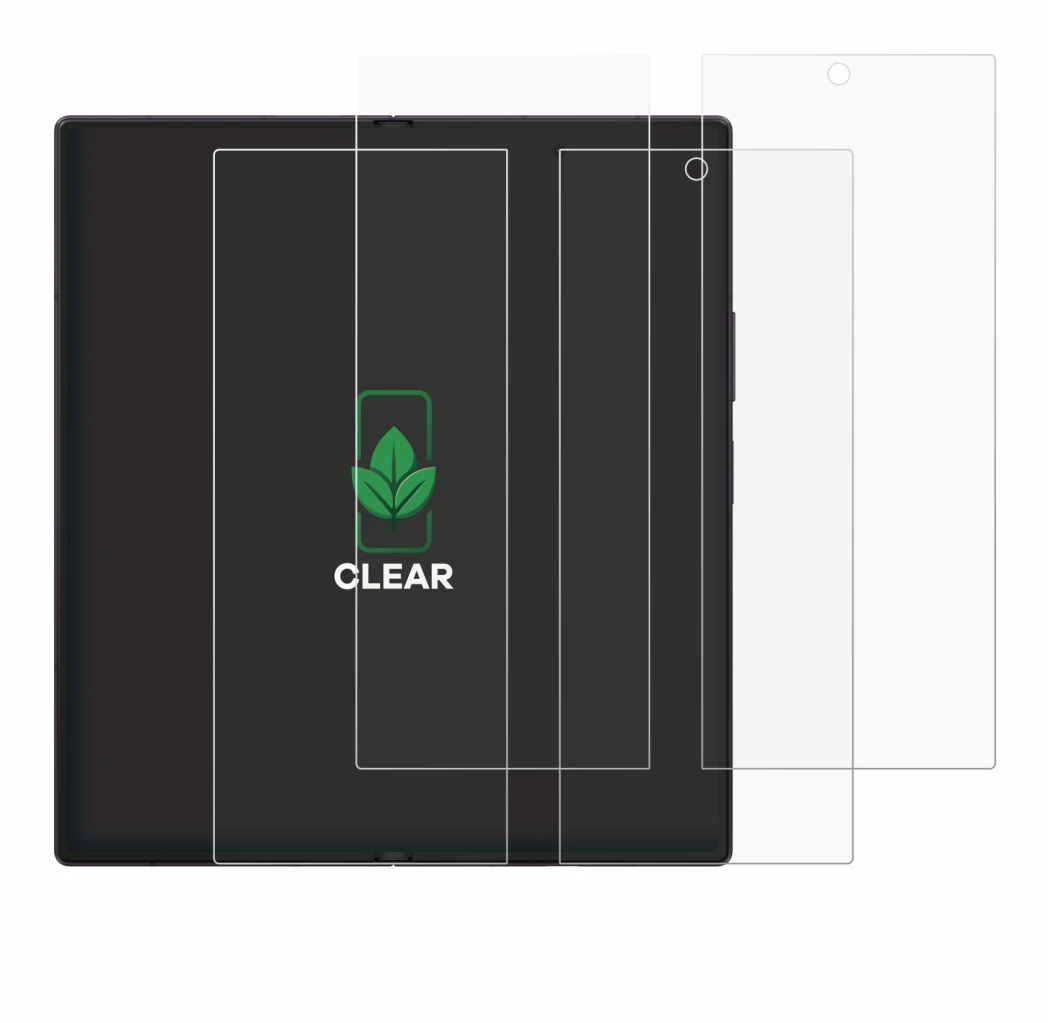 Image de l'appareil Samsung Galaxy Z Fold 8 Ultra (Affichage interne) avec une grande variété de protections d'écran.