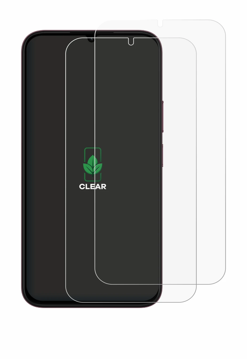 Image de l'appareil OnePlus N6X avec une grande variété de protections d'écran.