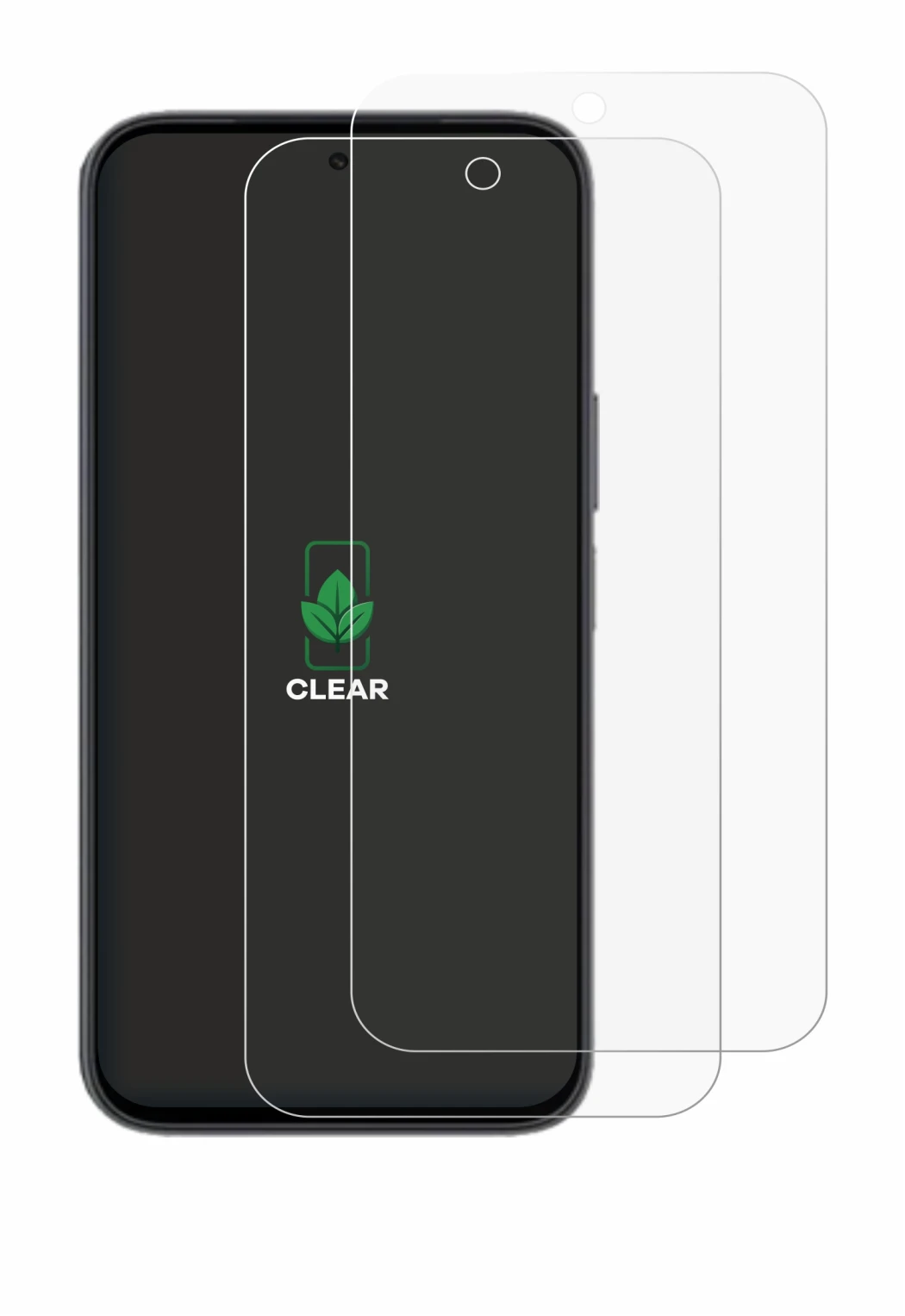 Image de l'appareil Honor X6e avec une grande variété de protections d'écran.