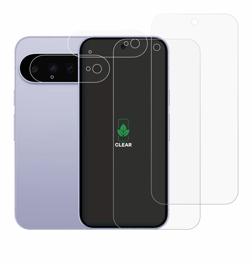 Image de l'appareil Google Pixel 11 (Avant+Caméra) avec une grande variété de protections d'écran.