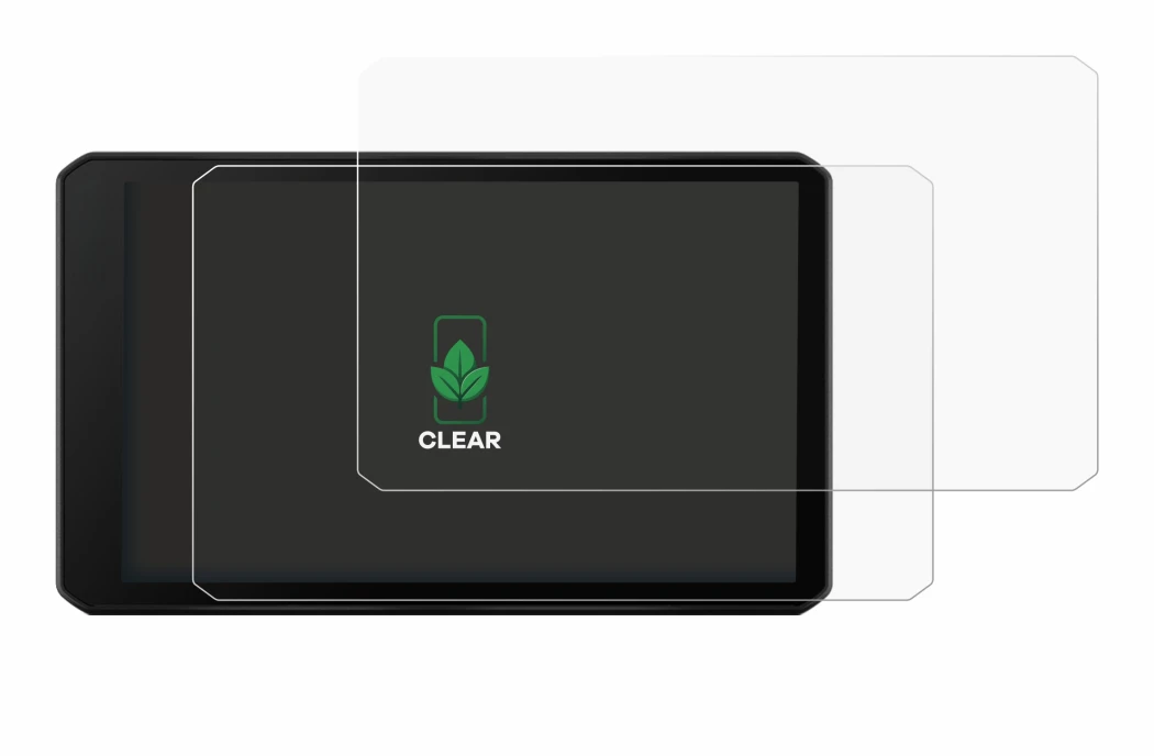 Image de l'appareil Garmin dezlCam LGV710 avec une grande variété de protections d'écran.