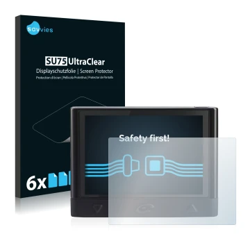 Face avant d’un emballage produit avec le logo de la marque Savvies. À côté, l’appareil Coyote Mini est représenté avec la pro