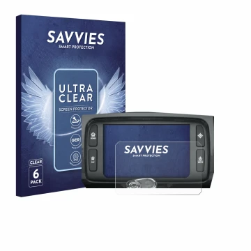 Face avant d’un emballage produit avec le logo de la marque Savvies. À côté, l’appareil Harley Davidson Boom Box 6.5 est repré