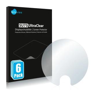 Face avant d’un emballage produit avec le logo de la marque Savvies. À côté, l’appareil Dyson V11 Absolute Pro est représenté 