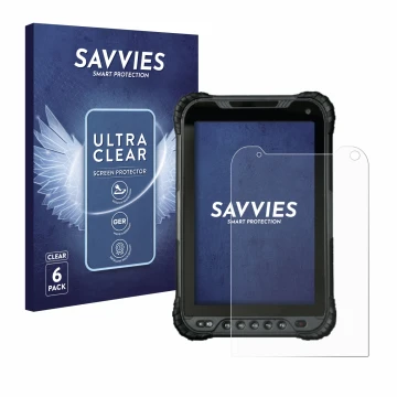 Face avant d’un emballage produit avec le logo de la marque Savvies. À côté, l’appareil UniStrong UT30 8