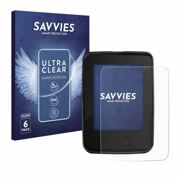 Face avant d’un emballage produit avec le logo de la marque Savvies. À côté, l’appareil Giant RideDash Evo est représenté avec