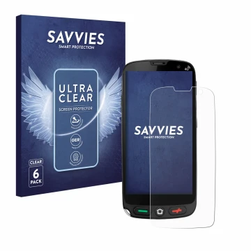 Face avant d’un emballage produit avec le logo de la marque Savvies. À côté, l’appareil Brondi Amico XS est représenté avec la