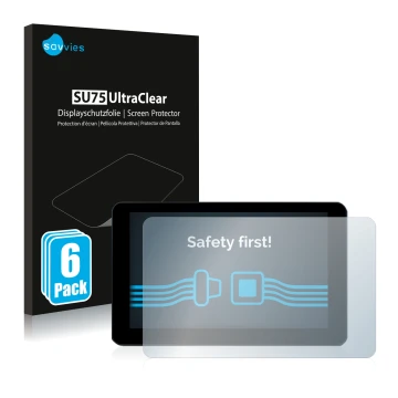 Face avant d’un emballage produit avec le logo de la marque Savvies. À côté, l’appareil Zontes 310V Cruiser est représenté ave