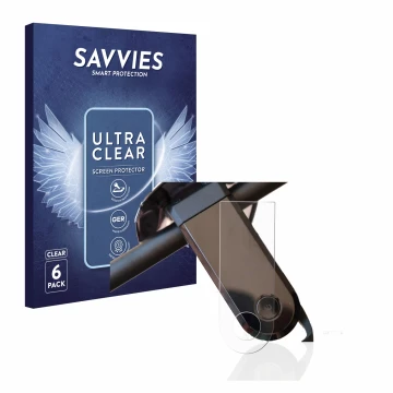 Face avant d’un emballage produit avec le logo de la marque Savvies. À côté, l’appareil NIU KQi3 Sport est représenté avec la 