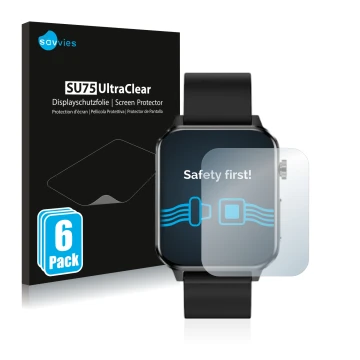 Face avant d’un emballage produit avec le logo de la marque Savvies. À côté, l’appareil Kardena CARE Plus est représenté avec 