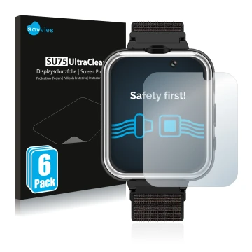 Face avant d’un emballage produit avec le logo de la marque Savvies. À côté, l’appareil Pthtechus X32 est représenté avec la p