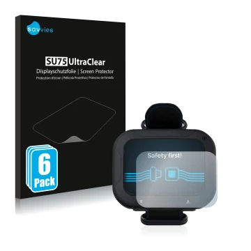 Face avant d’un emballage produit avec le logo de la marque Savvies. À côté, l’appareil Aqualung i770R est représenté avec la 